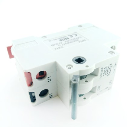 MEM ADSN100R 100A 100 Amp 2 Double Pole Isolator Main Switch Disconnectorr